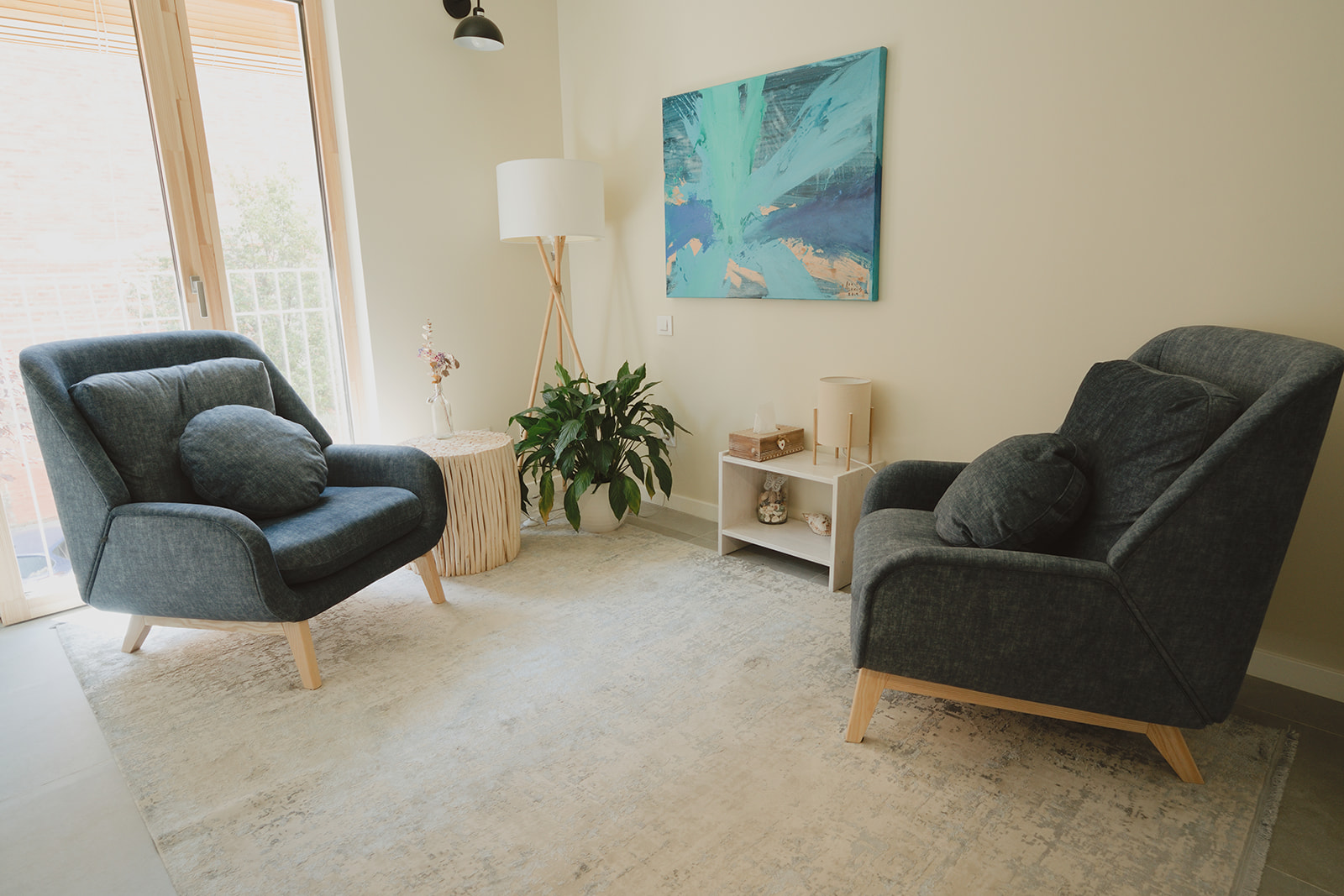 Instalaciones del centro Psicoterapia La Sal en Delicias, Madrid